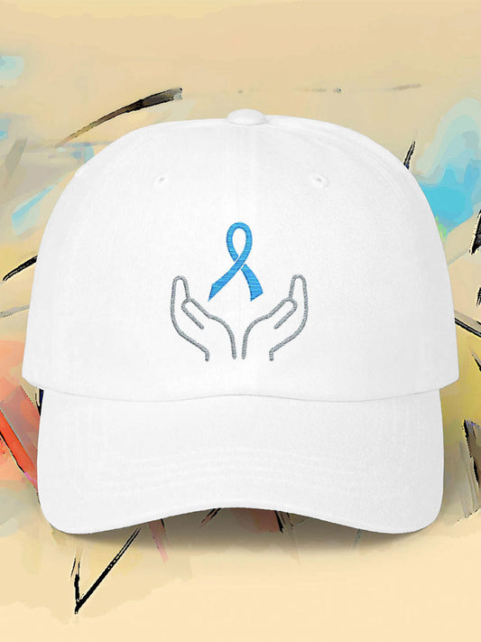 Prostate cancer blue ribbon neutral hats