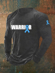 Men's Prostate Cancer Awareness Print Casual T-Shirt