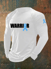 Men's Prostate Cancer Awareness Print Casual T-Shirt