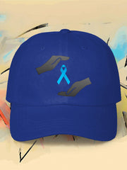 Prostate cancer blue ribbon neutral hats