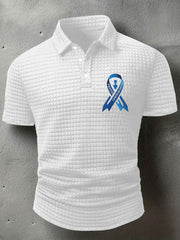 Men's Prostate Cancer Awareness Print Casual T-Shirt