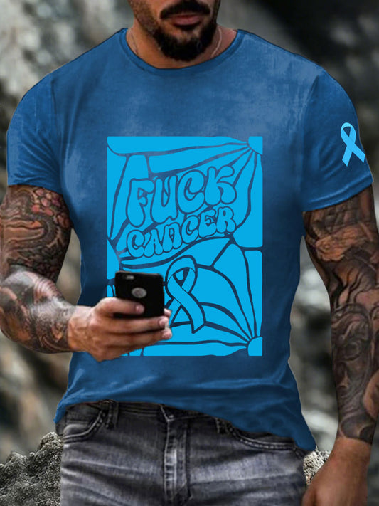Men's Prostate Cancer Fuck Cancer T-Shirts