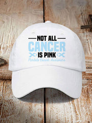 Prostate Cancer Awareness Print Casual Unisex Hat