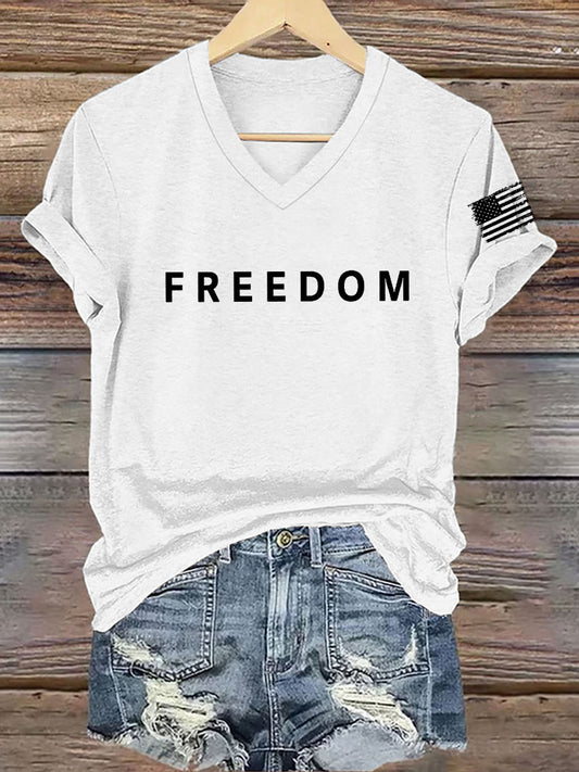 Women's Freedom Is Not Free R.I.P Charlie Kirk Short Sleeve T-shirt