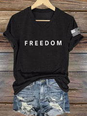Women's Freedom Is Not Free R.I.P Charlie Kirk Short Sleeve T-shirt