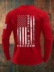 Men's Freedom Is Not Free R.I.P Charlie Kirk Long Sleeve T-shirt