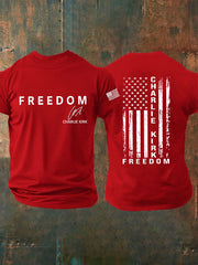 Men's Freedom Is Not Free R.I.P Charlie Kirk Short Sleeve T-shirt