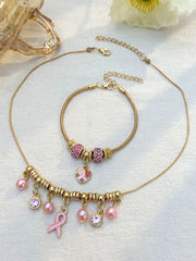 Women's Breast Cancer Awareness Pink Ribbon Accessories