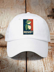 Unisex Portland Frog Resist Print Hat
