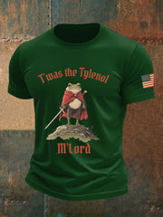 Men's Resist Frog Printed Casual T-shirt