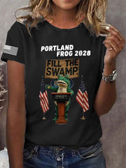Women's Portland Frog 2028 Short Sleeve T-Shirt