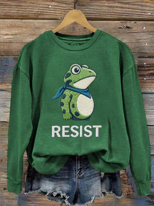 Women's Frog Resist Printed Sweatshirt