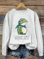 Women's Frog Resist Printed Sweatshirt