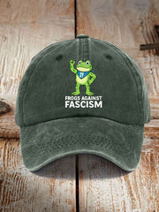 Unisex Resist Frogs Against Fascism Hat