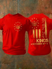 Men's No Kings in America short sleeves t-shirt