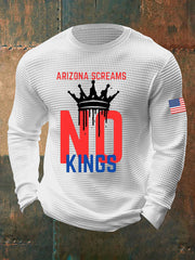 Men's No Kings Waffle Top