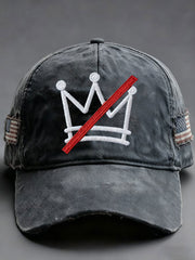 Unisex No Kings Print Hat