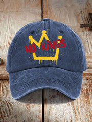Unisex No Kings Print Hat