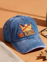 No Kings Printed Casual Unisex Hat