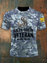 Men's Navy 250th Anniversary Crew Neck T-shirt