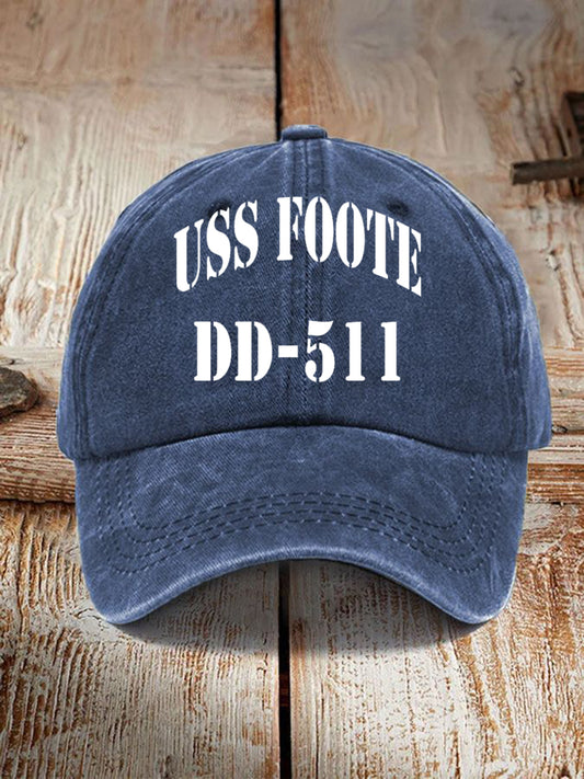 Unisex USS Foote (DD-511) Print Hat