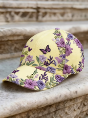 Unisex Retro Bohemian Floral Print Casual Hat