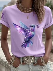 Women's Alzheimer's Hummingbird T-shirts