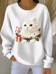 Women's Christmas Print Casual Sweatshirt