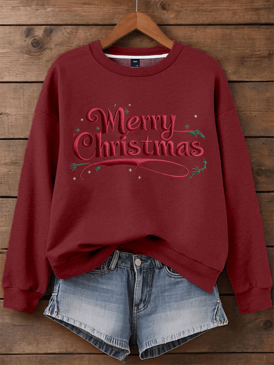 Women's Christmas Print Casual Sweatshirt