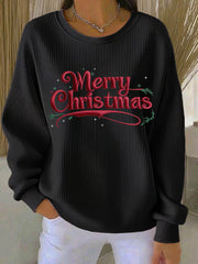 Women's Christmas Print Casual Sweatshirt
