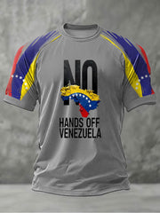Men's No Hands Off Venezuela short sleeve t-shirt