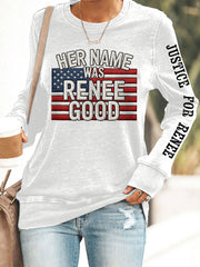 Women's Justice For Renee Nicole Good Sweatshirt