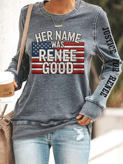 Women's Justice For Renee Nicole Good Sweatshirt