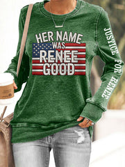 Women's Justice For Renee Nicole Good Sweatshirt