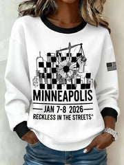 Women's Minneapolis reckless in the streets sweatshirts