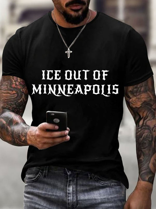 Men's ICE Out Of Minneapolis Print T-Shirt