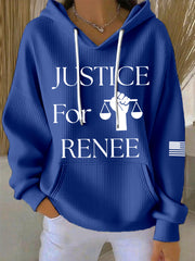 Women's Justice For Renee Nicole Good Print Hoodie