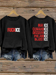Women's Fuck ICE Print Sweatshirt