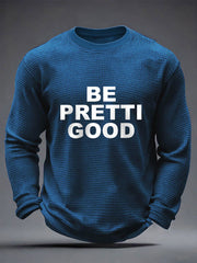 Men's Be Pretti Good Minneapolis Resist Waffle Long Sleeve T-Shirt