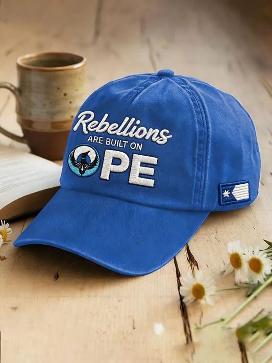 Unisex Minnesota Rebellions Are Built On Hope Print Cap