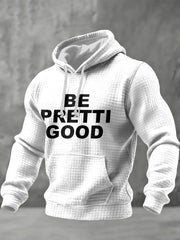 Men's Be Pretti Good Minneapolis Resist Checkered Cotton Hoodie