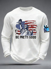 Men's Minnesota Strong Be Pretti Good Waffle Long Sleeve T-Shirt