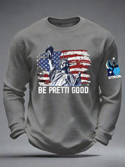 Men's Minnesota Strong Be Pretti Good Waffle Long Sleeve T-Shirt