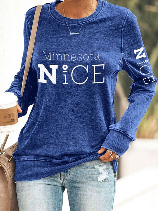 Women's Minnesota No ICE Polyester Waisted Sweatshirt