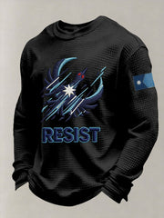 Men's Minnesota Resist Printed Waffle Long Sleeve Sweatshirt