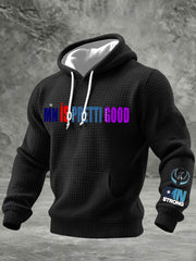 Men's Minnesota Strong Be Pretti Good Checkered Cotton Hoodie