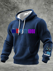 Men's Minnesota Strong Be Pretti Good Checkered Cotton Hoodie