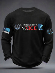 Men's Minnesota Resist ICE Minnesota Strong Waffle Long Sleeve T-Shirt
