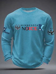 Men's Minnesota Resist ICE Minnesota Strong Waffle Long Sleeve T-Shirt