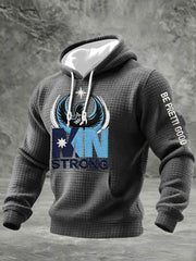 Men's Minnesota Strong Be Pretti Good Checkered Cotton Hoodie